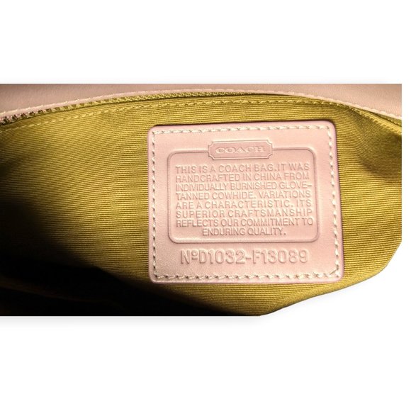 Lavender Purple Leather Shoulder Bag Double Handles Fob Hamilton 2010 🎉 - Picture 2 of 11